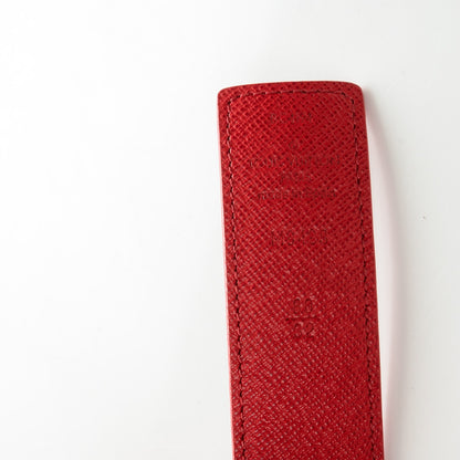 Louis Vuitton Monogram LV Initiales Reversible Belt80 32 Red 6 of 6