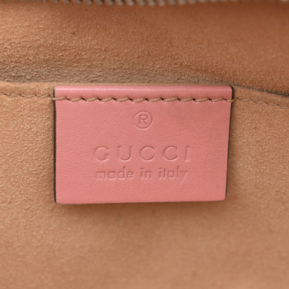 Gucci Calfskin Matelasse Small GG Marmont Chain Shoulder Bag Wild Rose 6 of 16