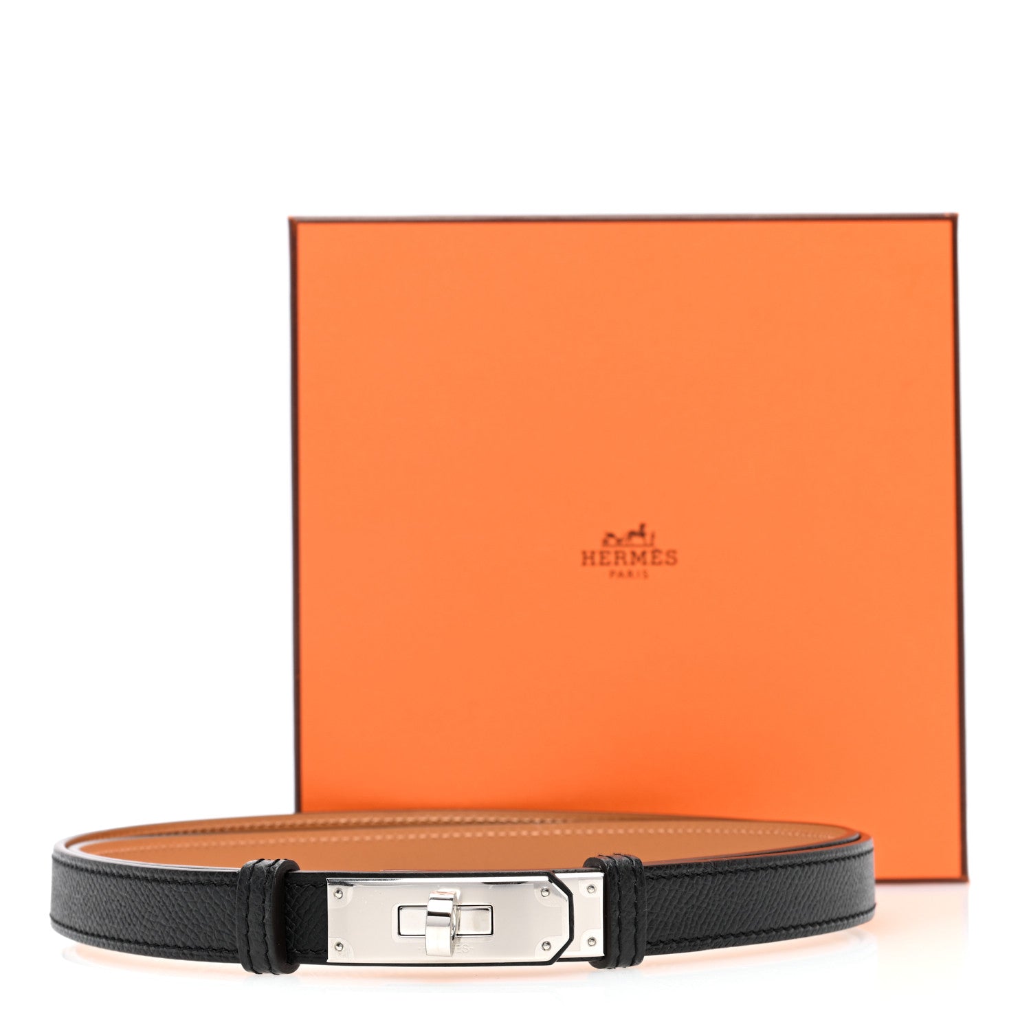 Hermes Epsom Kelly Belt Black 4 of 4