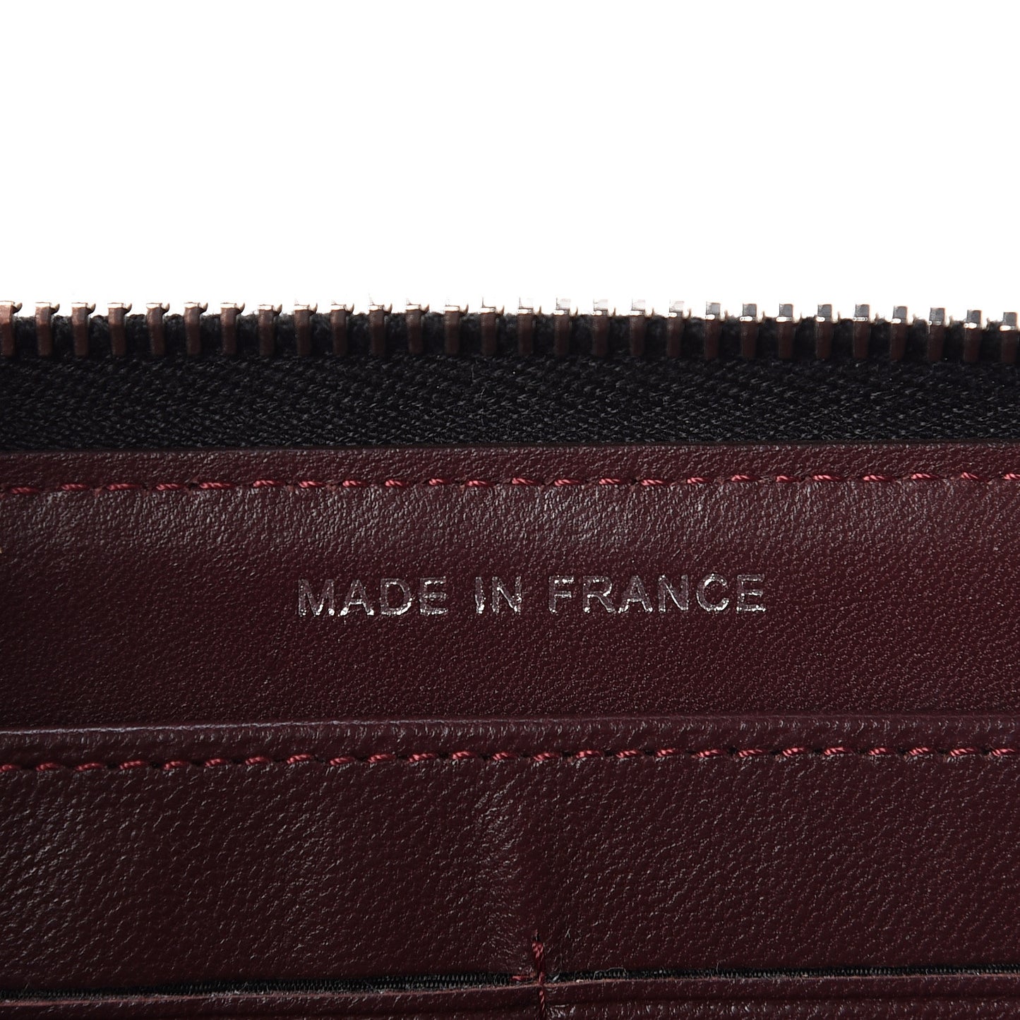 Lambskin Quilted Large Gusset Zip Around Wallet Black