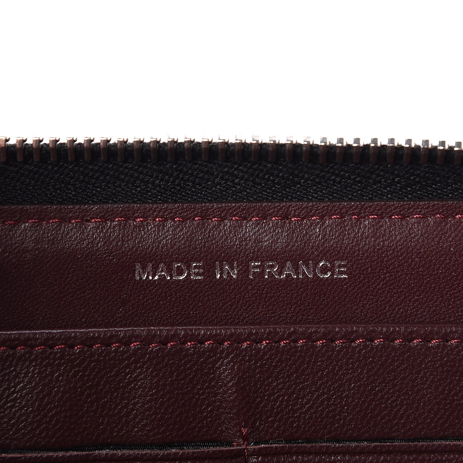 Chanel Lambskin Quilted Large Gusset Zip Around Wallet Black 7 of 12