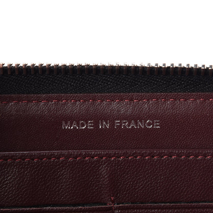 Chanel Lambskin Quilted Large Gusset Zip Around Wallet Black 7 of 12