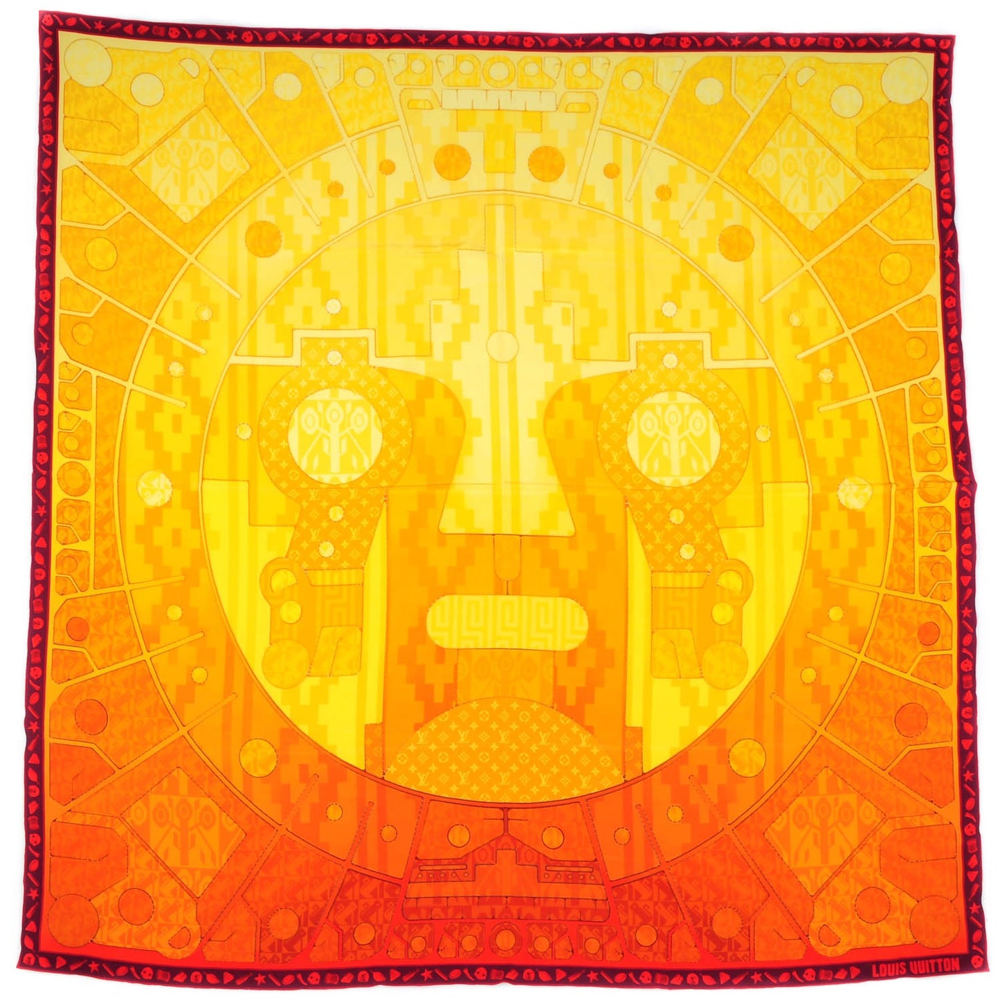 Silk Sun Giant Square Scarf