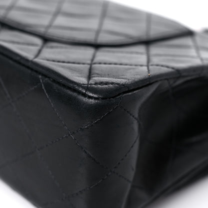 Chanel Lambskin Quilted Medium Double Flap Black 11 of 23