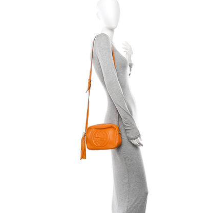 Gucci Pebbled Calfskin Small Soho Disco Bag Curcuma 2 of 12