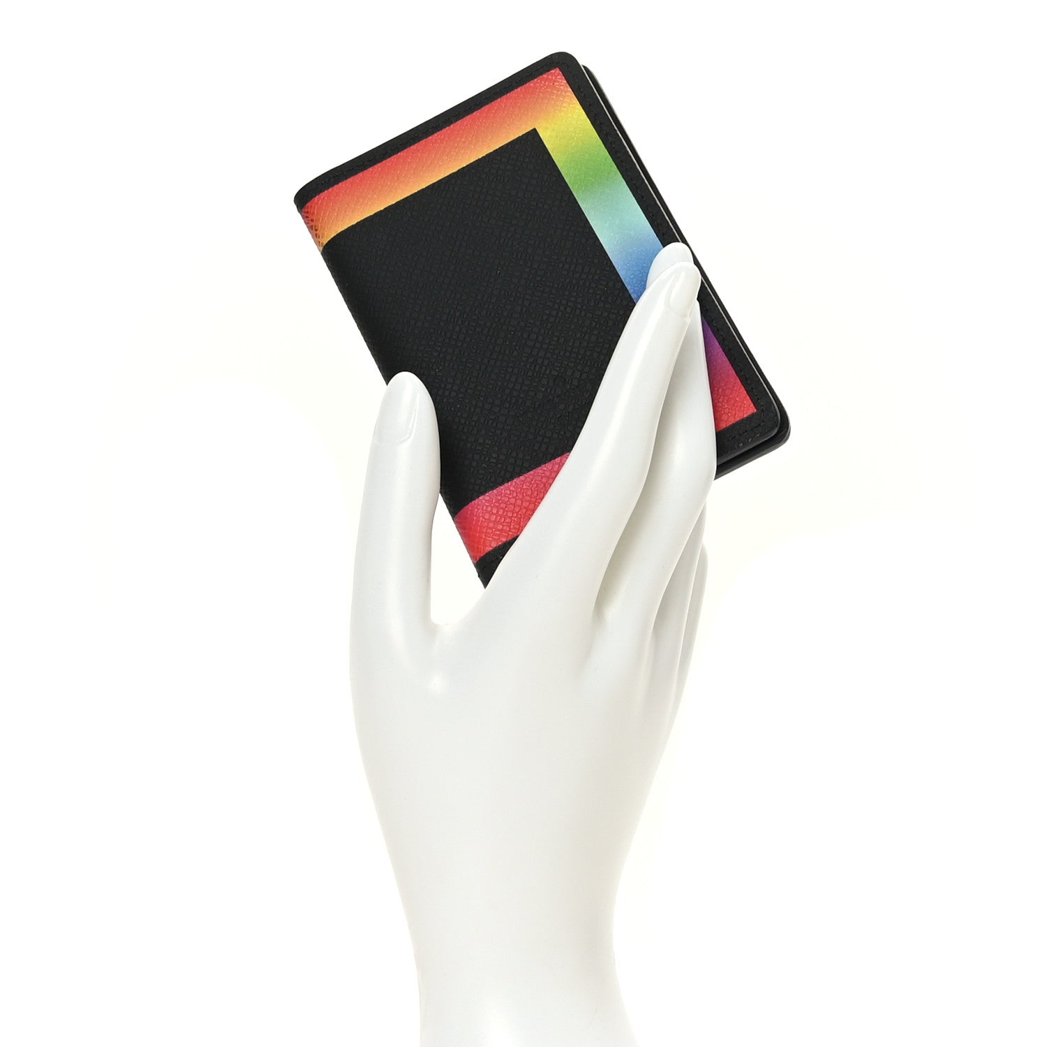 Louis Vuitton Taiga Rainbow Pocket Organizer Black 2 of 6