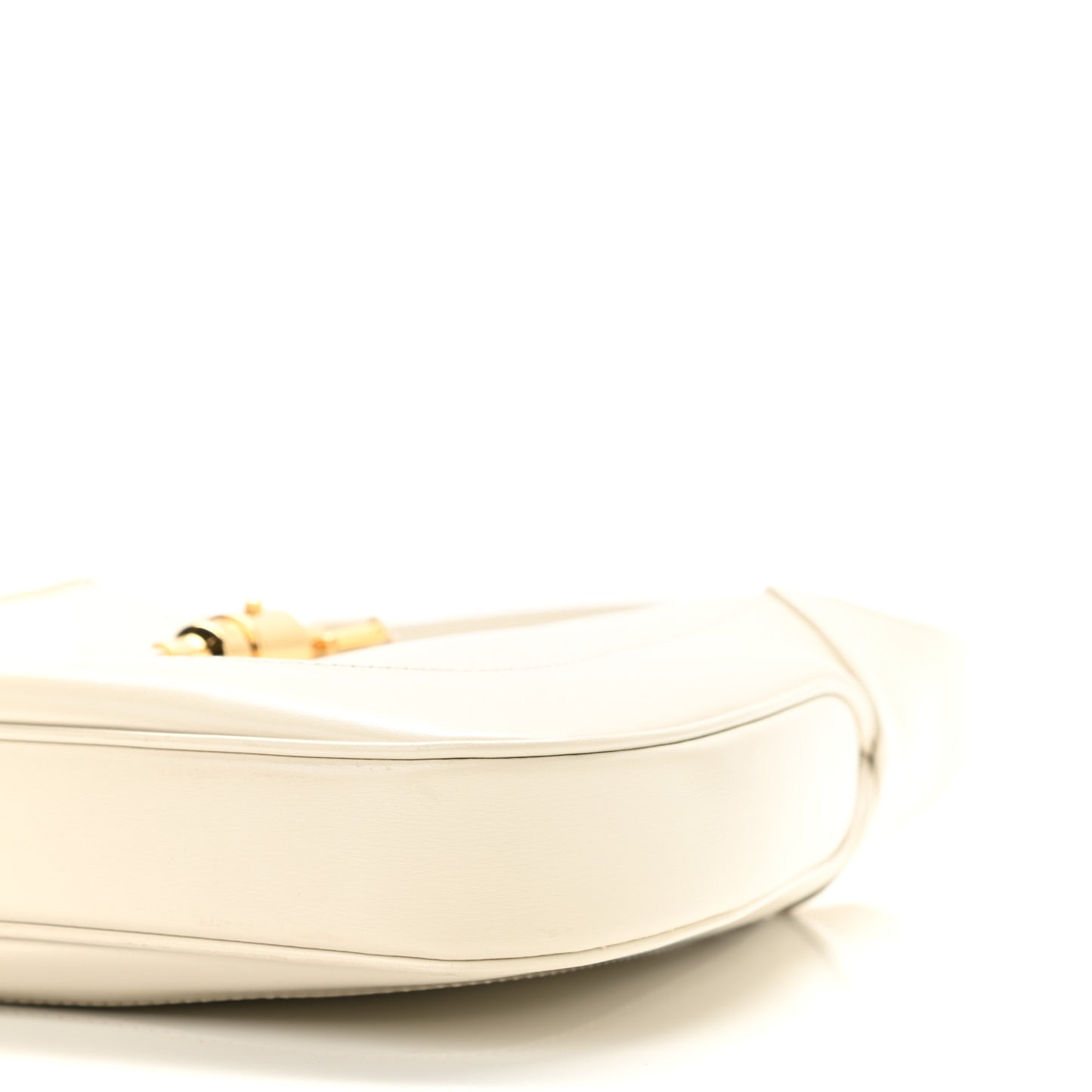 Boarded Dyana Lux Calfskin Small Jackie 1961 Hobo Mystic White