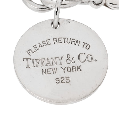 Tiffany Sterling Silver Return to Tiffany Round Tag Charm Bracelet 3 of 4