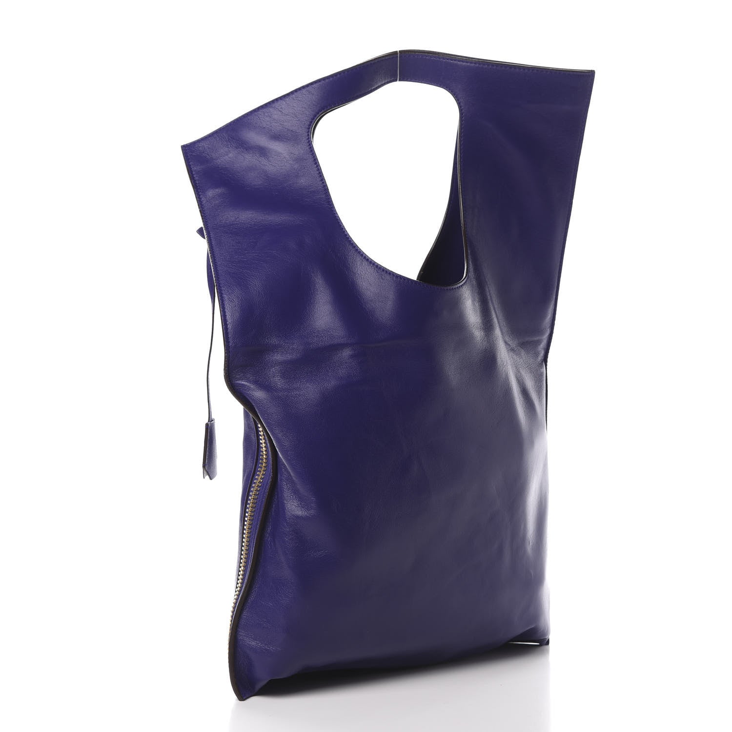 Tom Ford Ramskin Large Alix Padlock Zip Shoulder Bag Violet 5 of 13