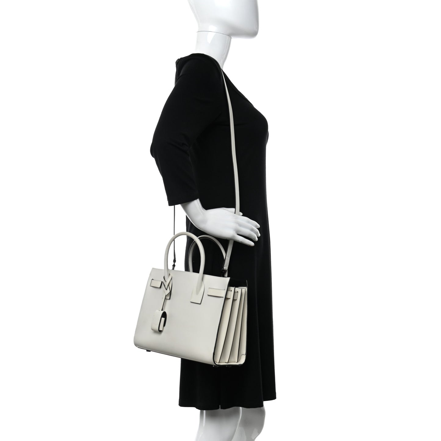 Calfskin Baby Sac De Jour White