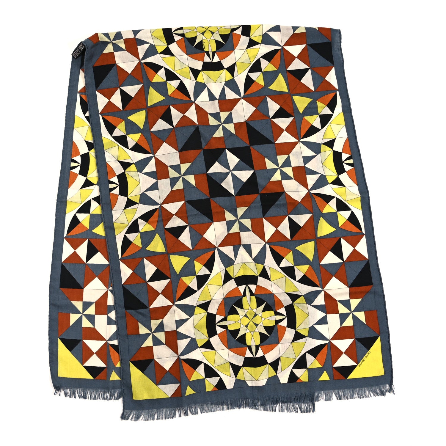 Hermes Cashmere Silk Psyche Stole Multicolor 2 of 4