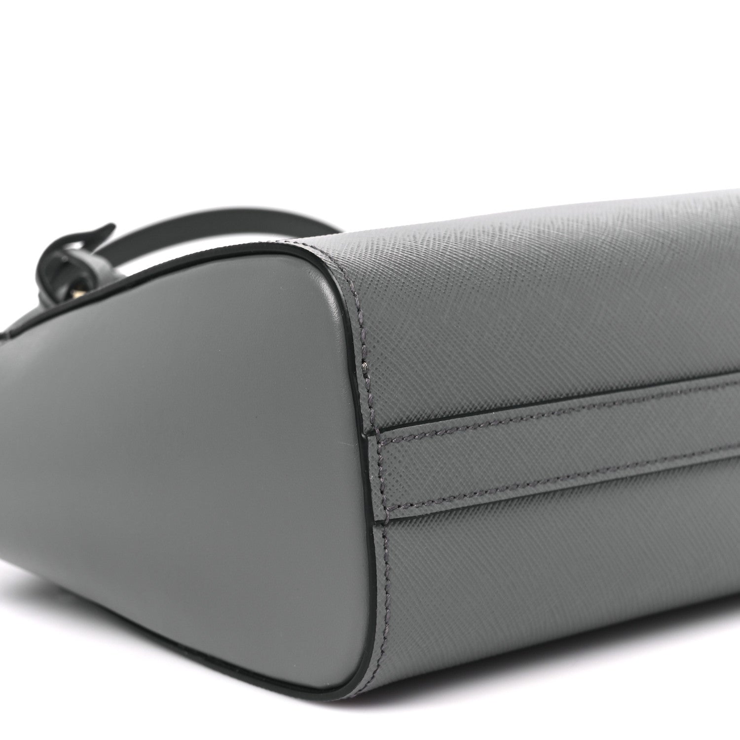 Prada Saffiano Soft Calfskin Zippered Tote Marmo 9 of 10