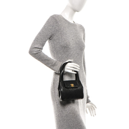 Chanel Lambskin Evening Bag Black 2 of 9