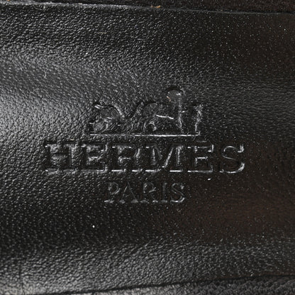 Hermes Goatskin Oz Mules 35 Black 6 of 9