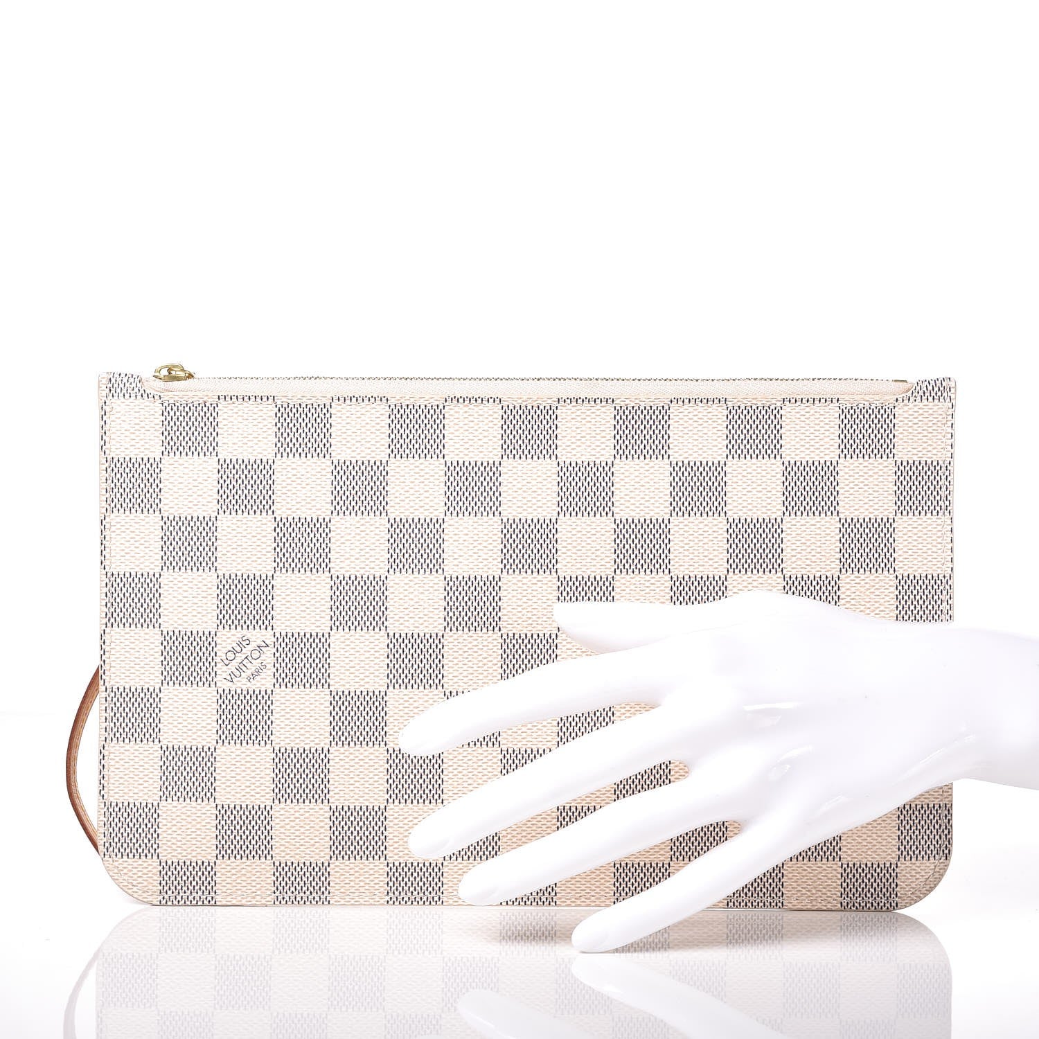 Louis Vuitton Damier Azur Neverfull MM GM Pochette 2 of 8