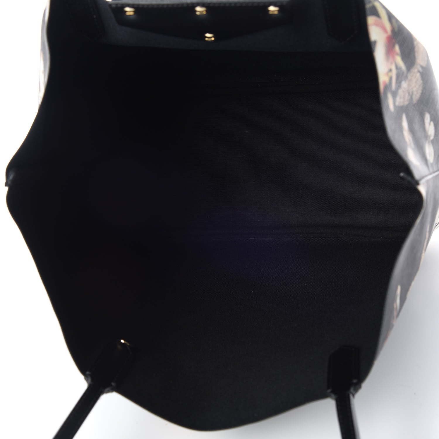 Givenchy Coated Canvas Magnolia and Moth Print Medium Antigona Tote Black 5 of 9