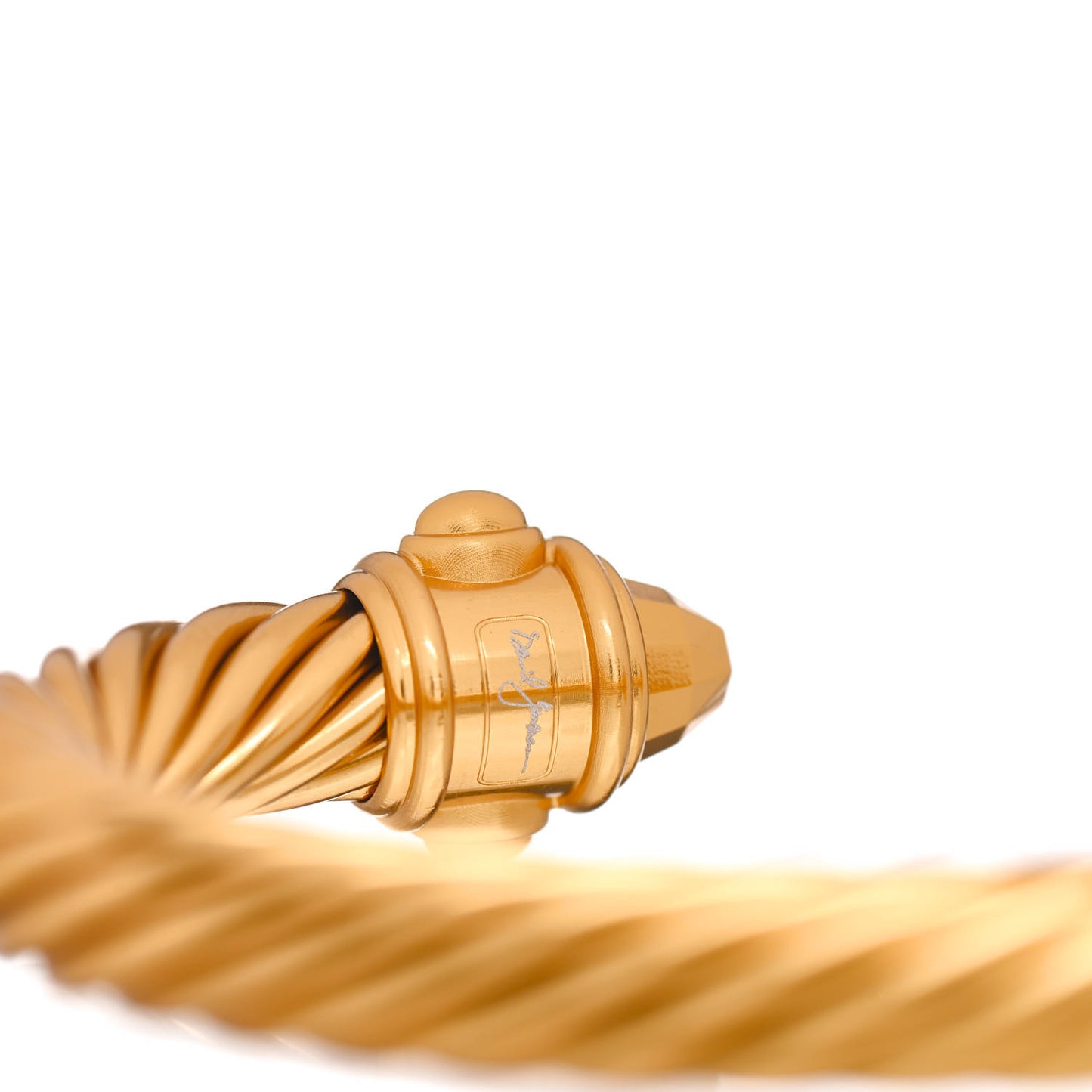 Aluminum 10mm Renaissance Bracelet Gold