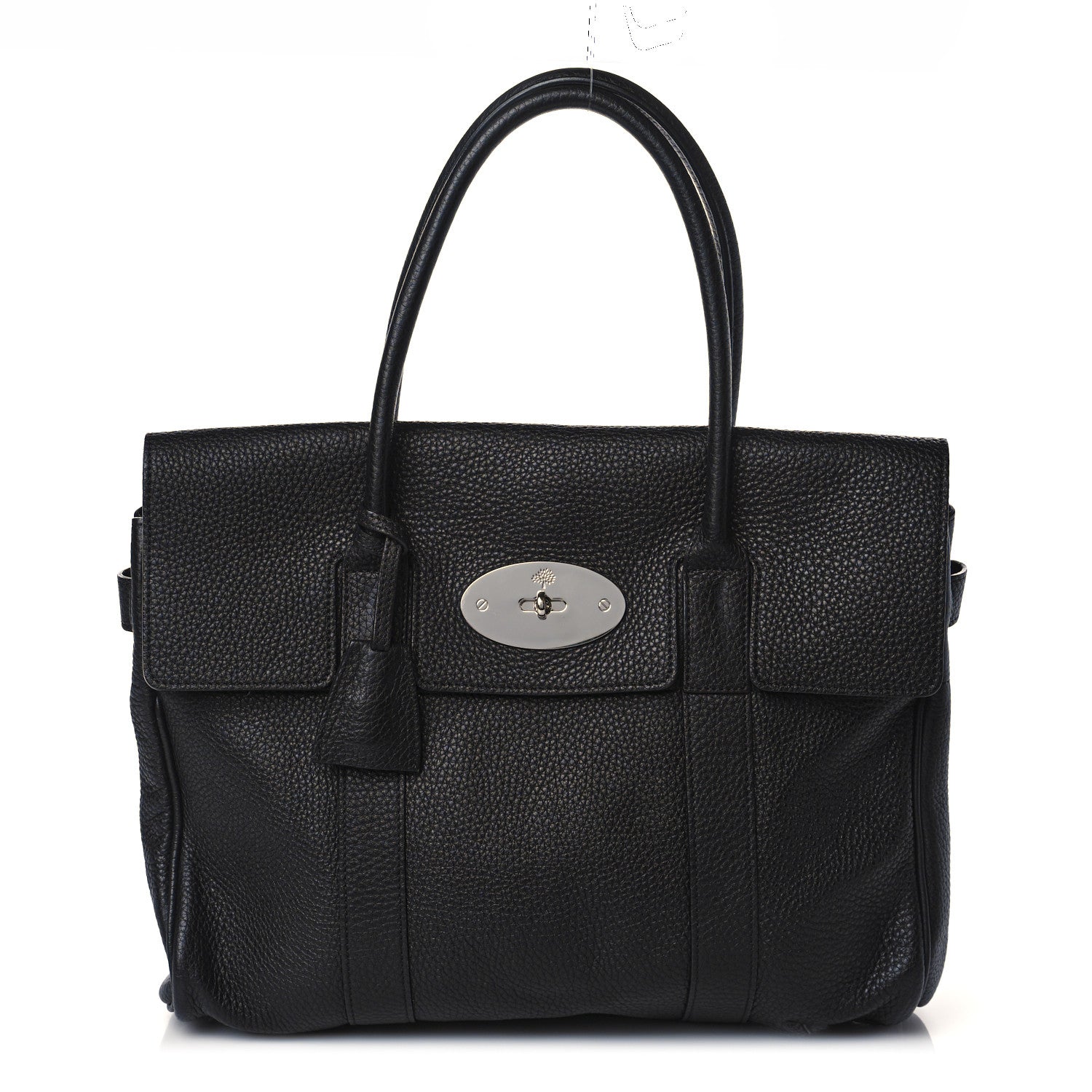 Mulberry Small Classic Grain Bayswater Black 1 of 9