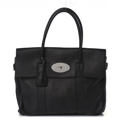 Mulberry Small Classic Grain Bayswater Black 1 of 9