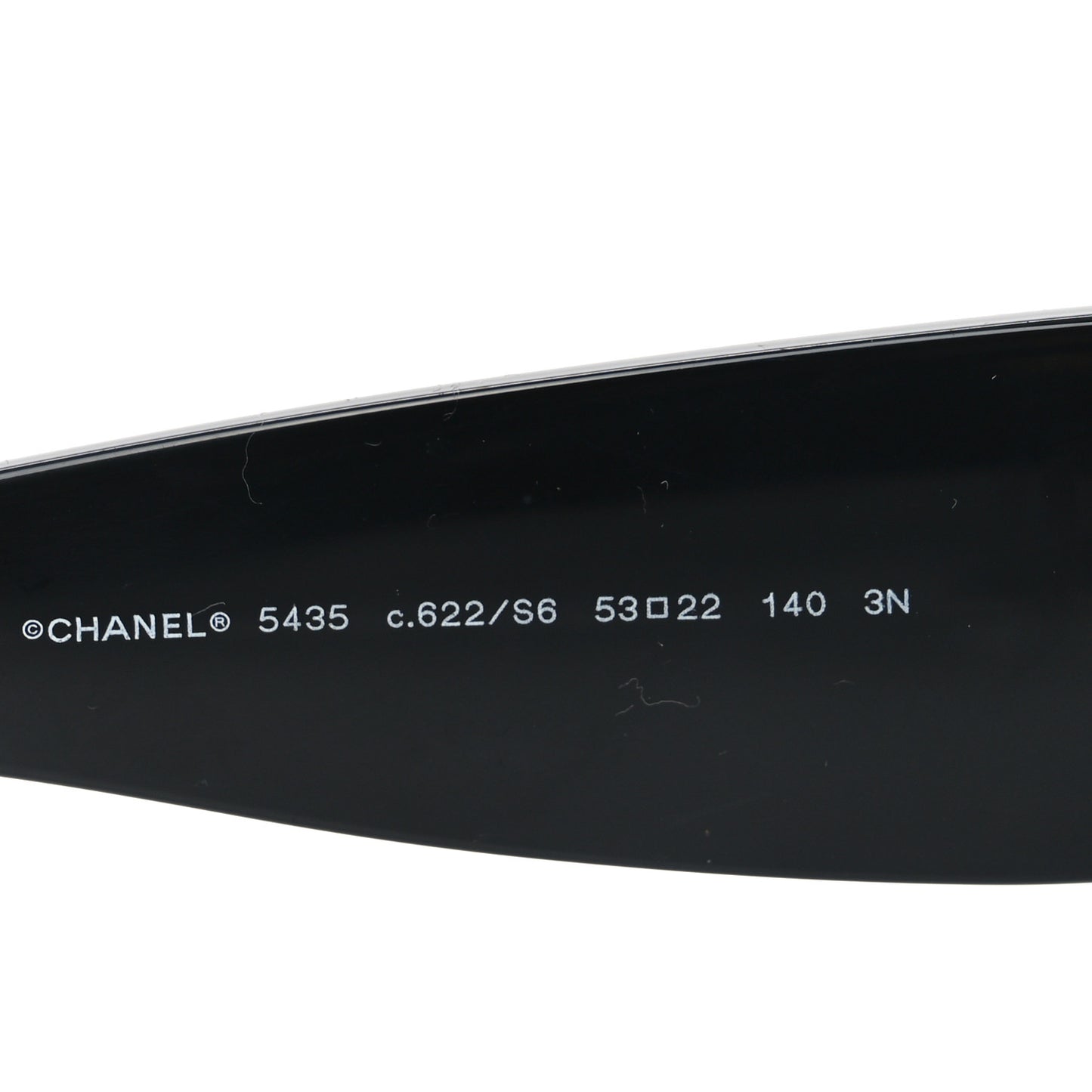Acetate Rectangle Sunglasses 5435 Black