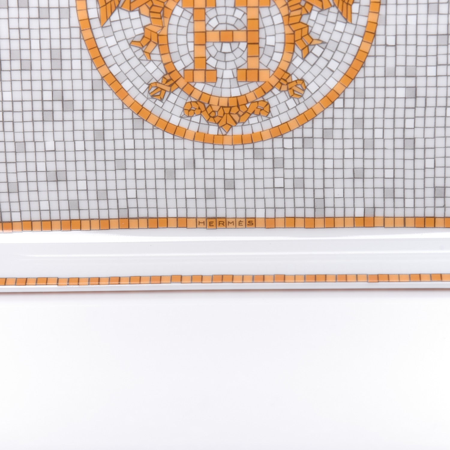 Hermes Porcelain Mosaique au 24 Sushi Plate 5 of 6