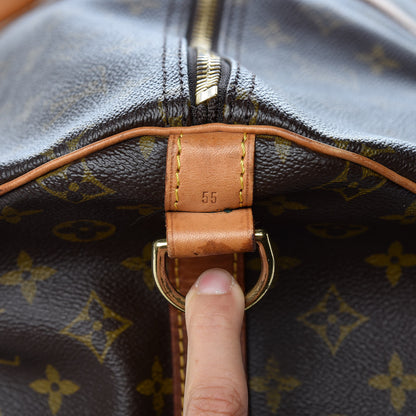 Louis Vuitton Monogram Keepall Bandouliere 55 21 of 26