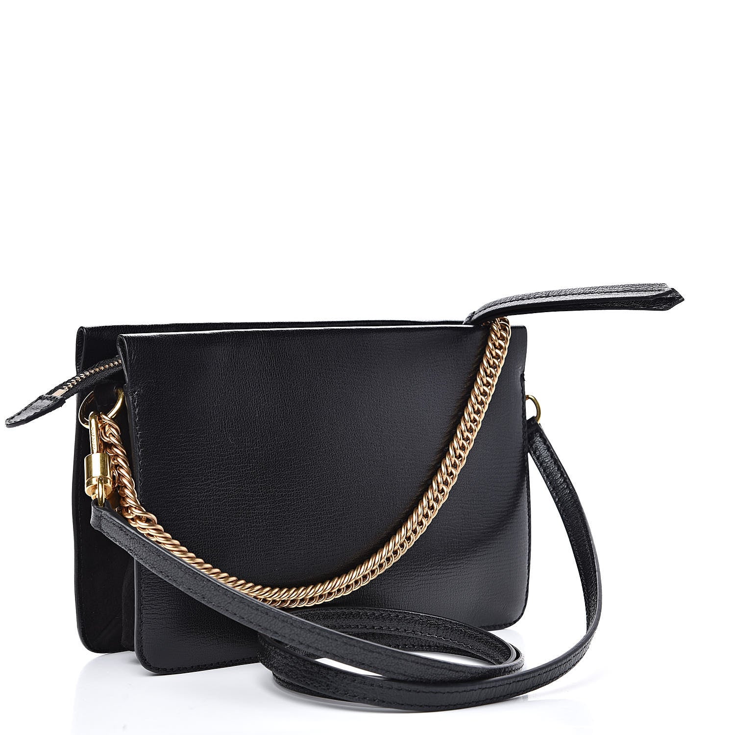Givenchy Textured Calfskin Cross 3 Crossbody Bag Black 3 of 10