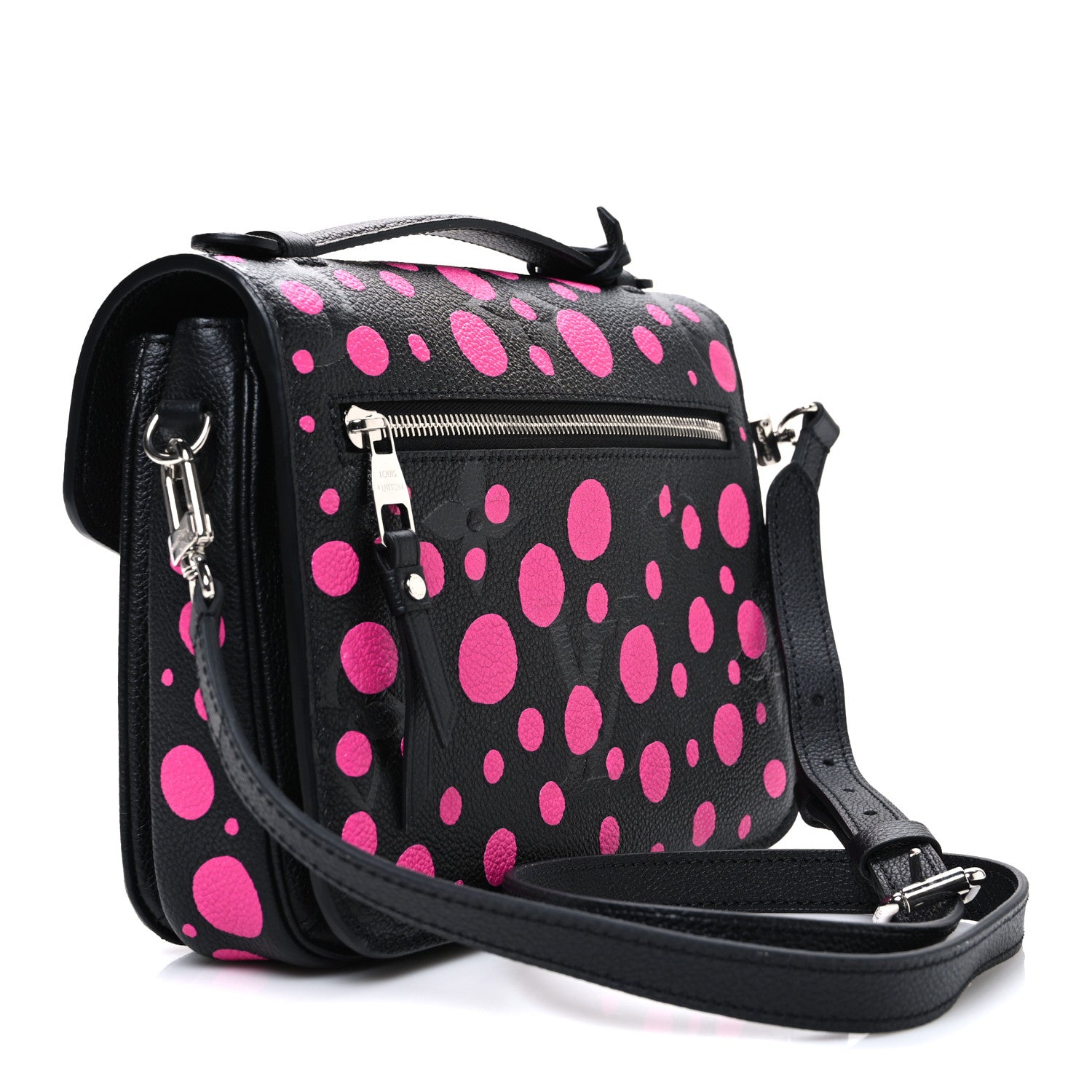 Louis Vuitton LV x YK Empreinte Monogram Giant Pochette Metis Black Fuchsia 3 of 10