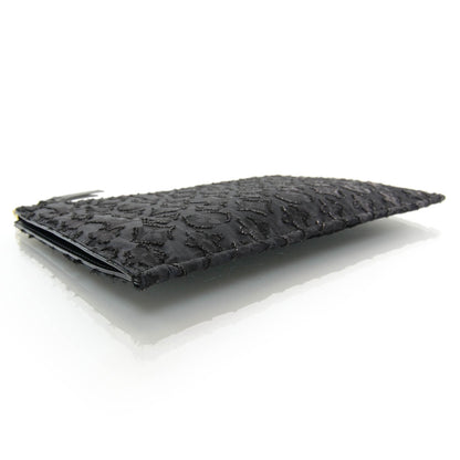 Louis Vuitton Monogram Lurex Flat Zip Pochette Noir 4 of 8