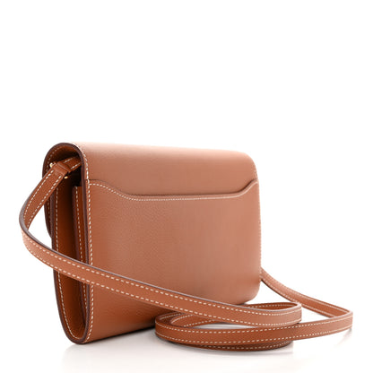 Hermes Evercolor Constance Wallet To Go Gold 3 of 10