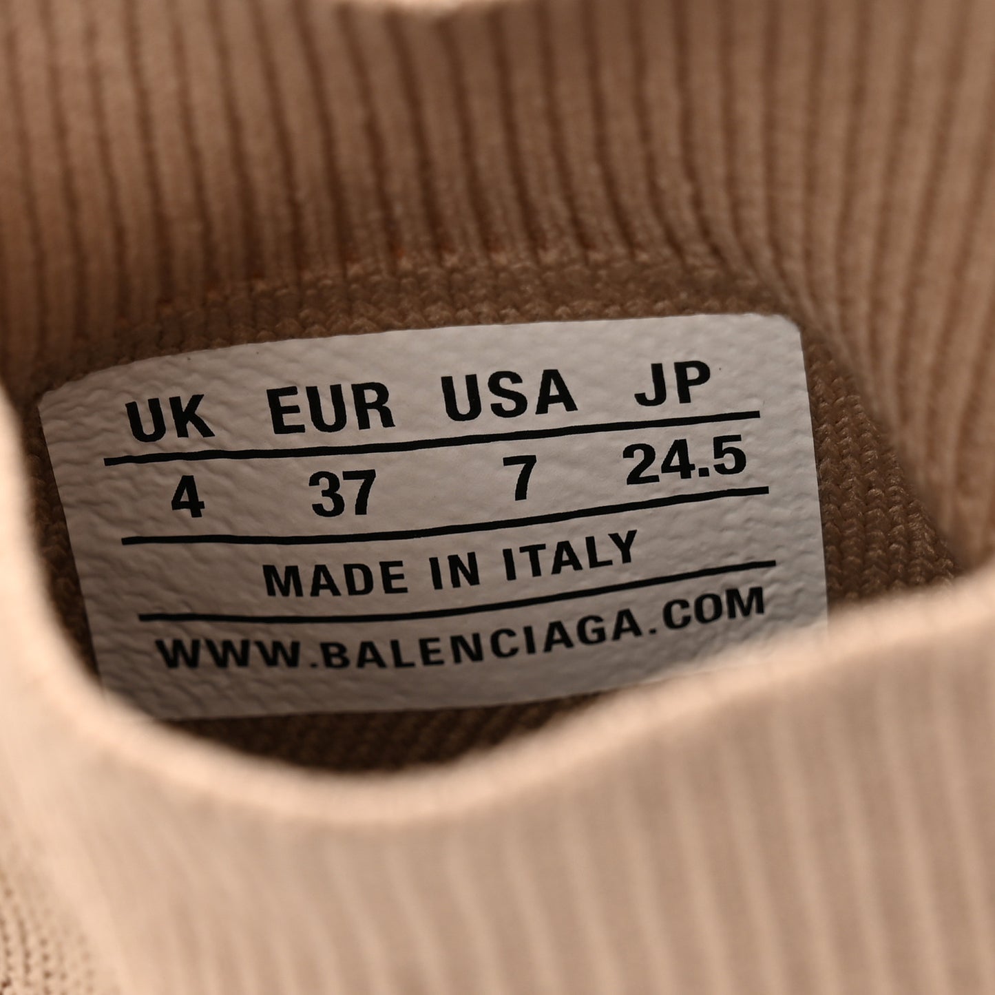 Technical 3D Recycled Knit Womens Speed 2.0 Sneakers 37 Monocolor Beige