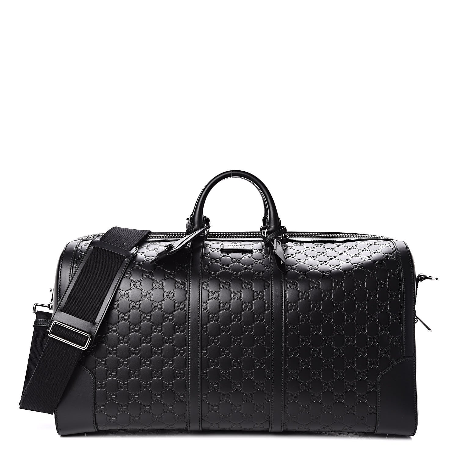Gucci Guccissima Signature Large Duffle Black 1 of 10