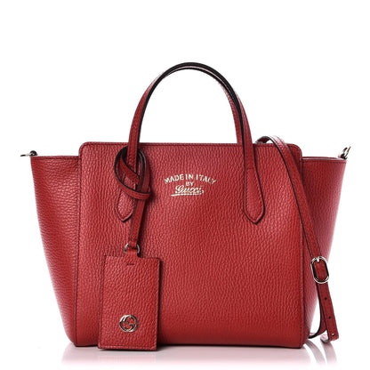 Gucci Dollar Calfskin Mini Swing Top Handle Bag Tabasco 1 of 6