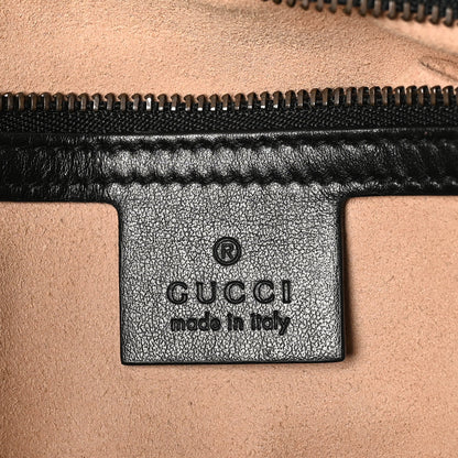 Gucci Calfskin Matelasse Small GG Marmont Shoulder Bag Black 6 of 10