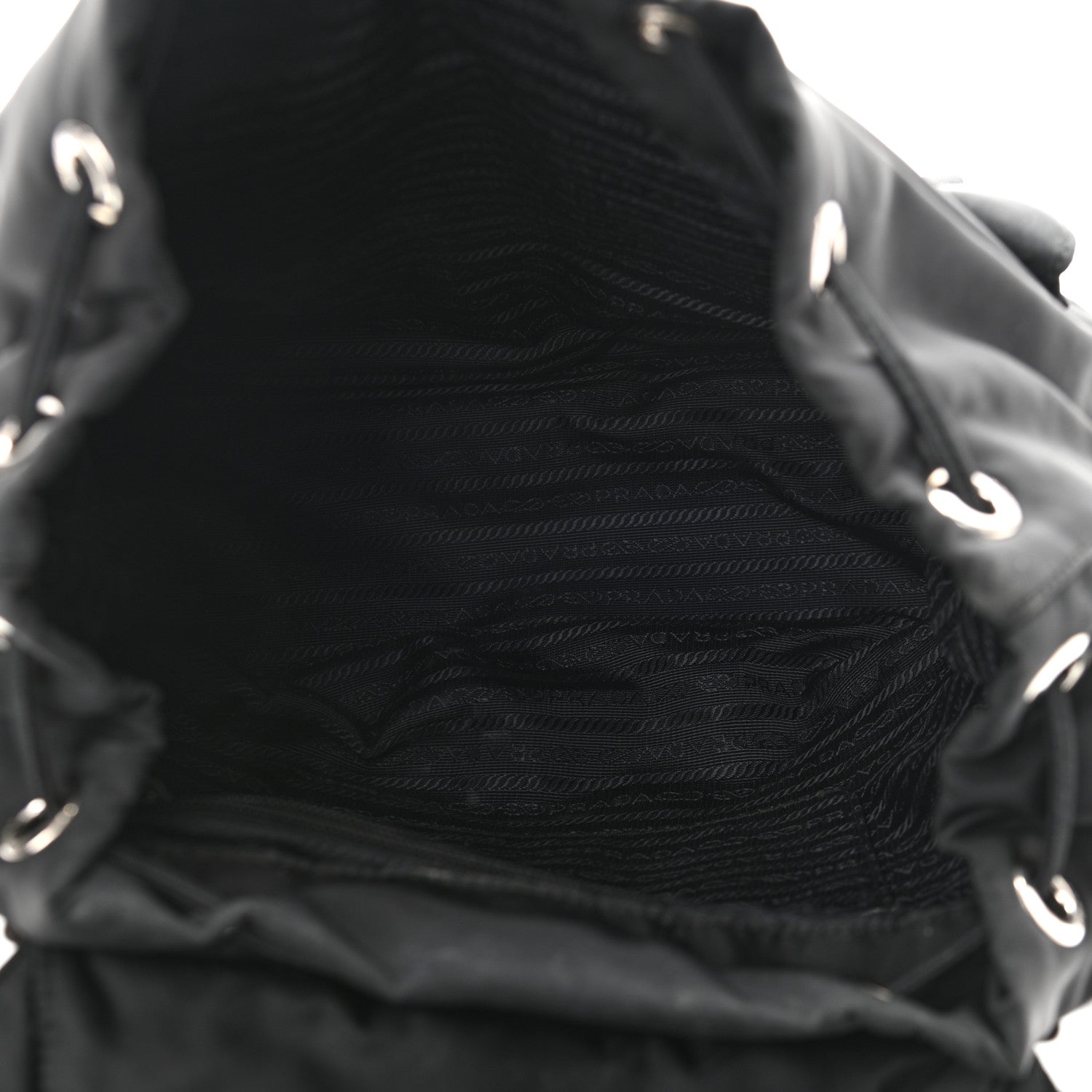 Prada Nylon Vela Medium Backpack Black 5 of 12