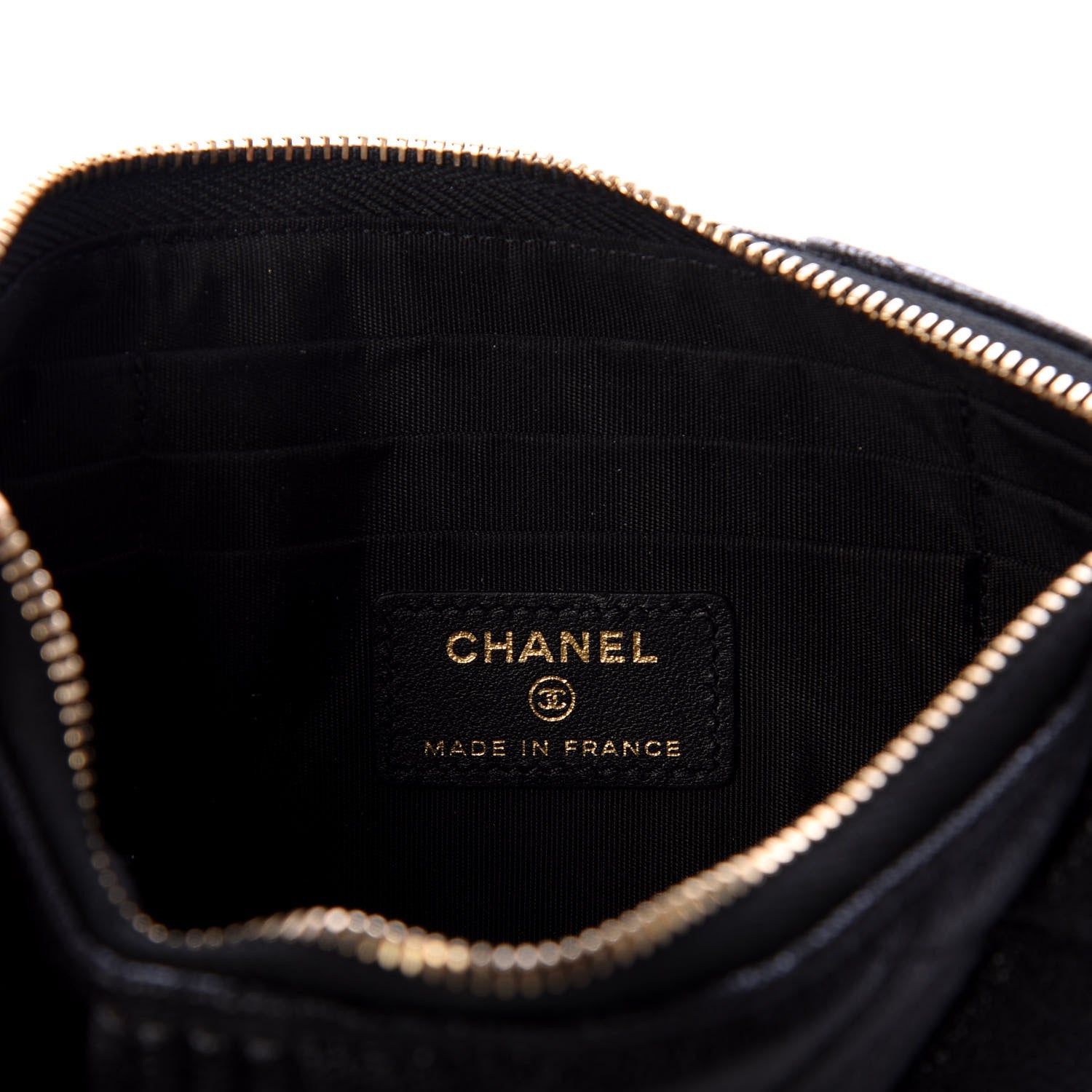 Chanel Caviar Quilted Boy iPhone Pouch Black 7 of 8