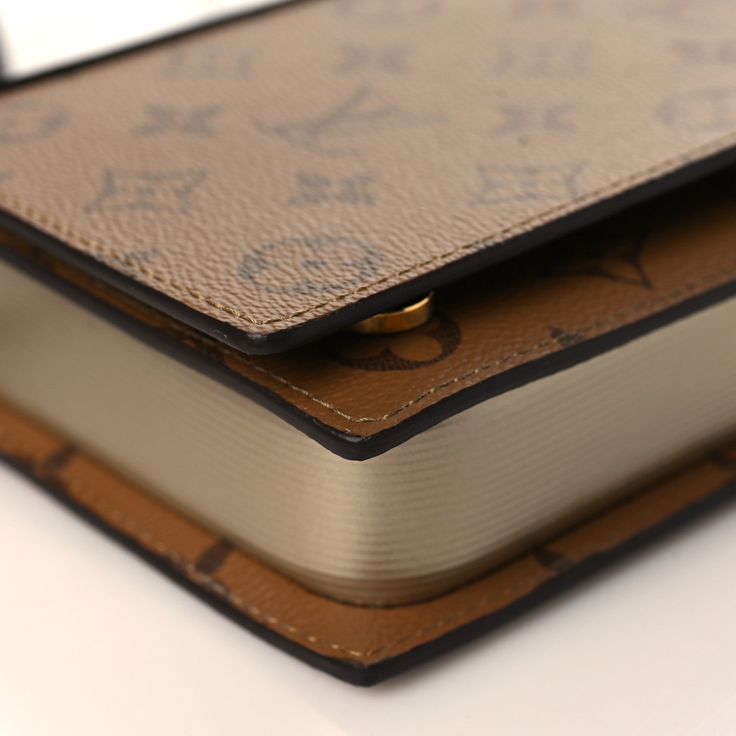 Louis Vuitton Reverse Monogram Book Chain Wallet 9 of 14