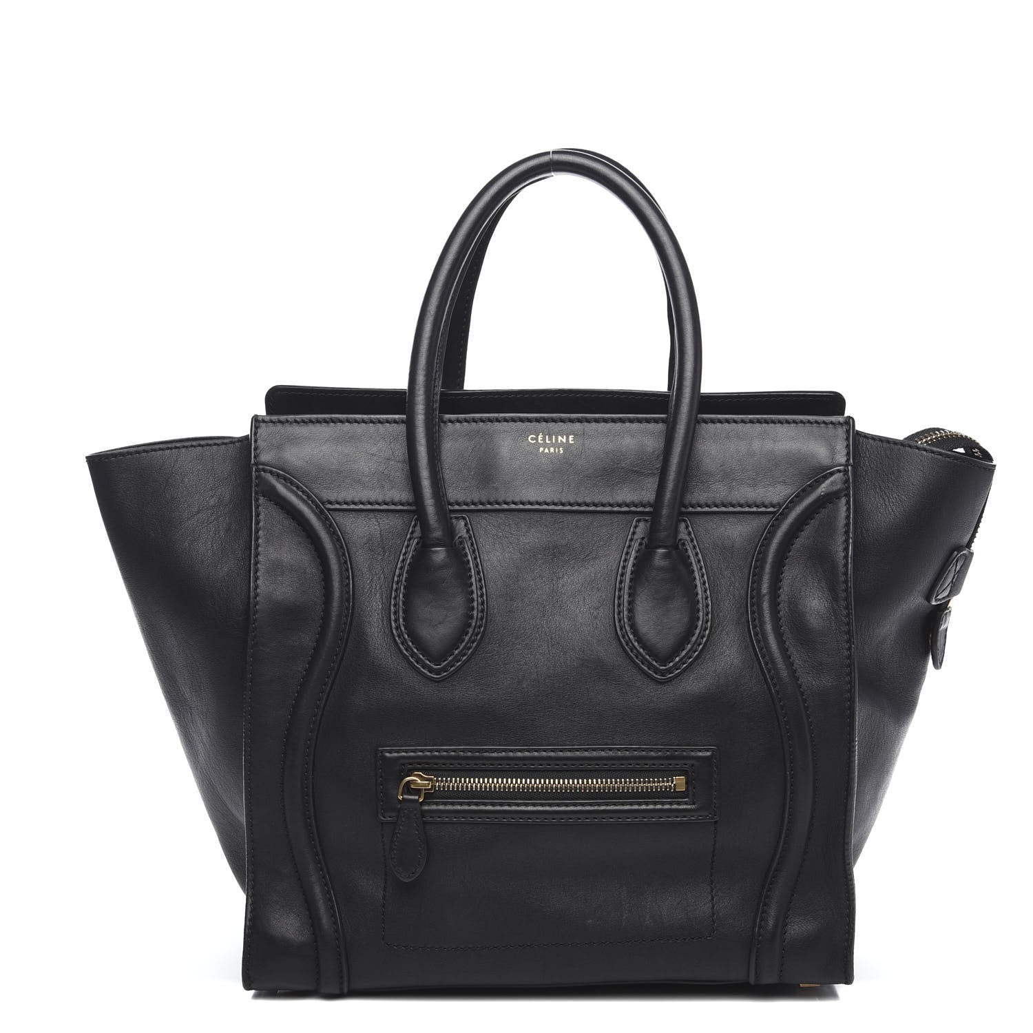 Celine Smooth Calfskin Mini Luggage Black 1 of 12
