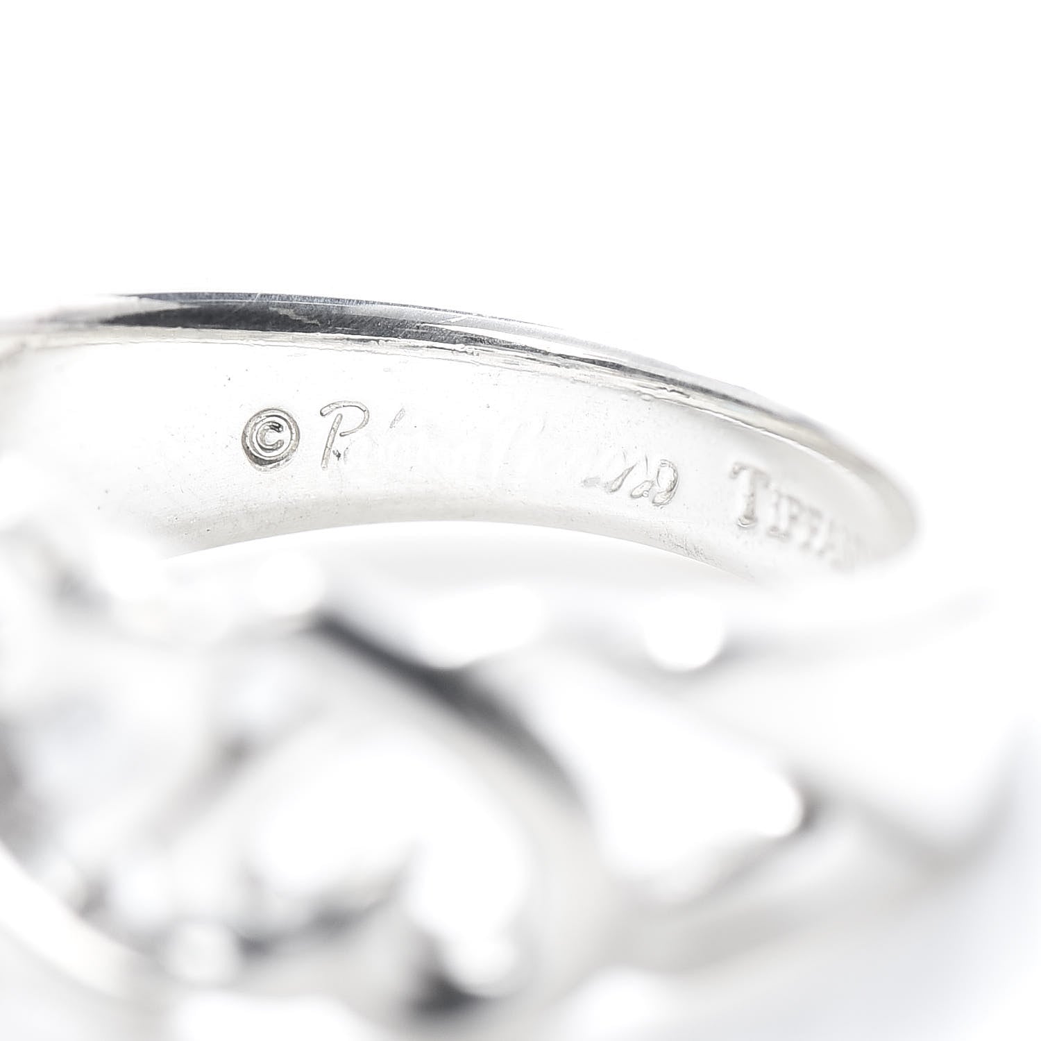 Tiffany Sterling Silver Paloma Picasso Loving Hearts Ring 53 6.25 6 of 8
