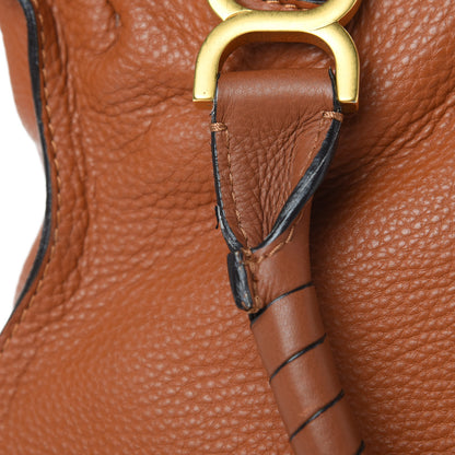 Chloe Calfskin Large Marcie Satchel Tan 16 of 17