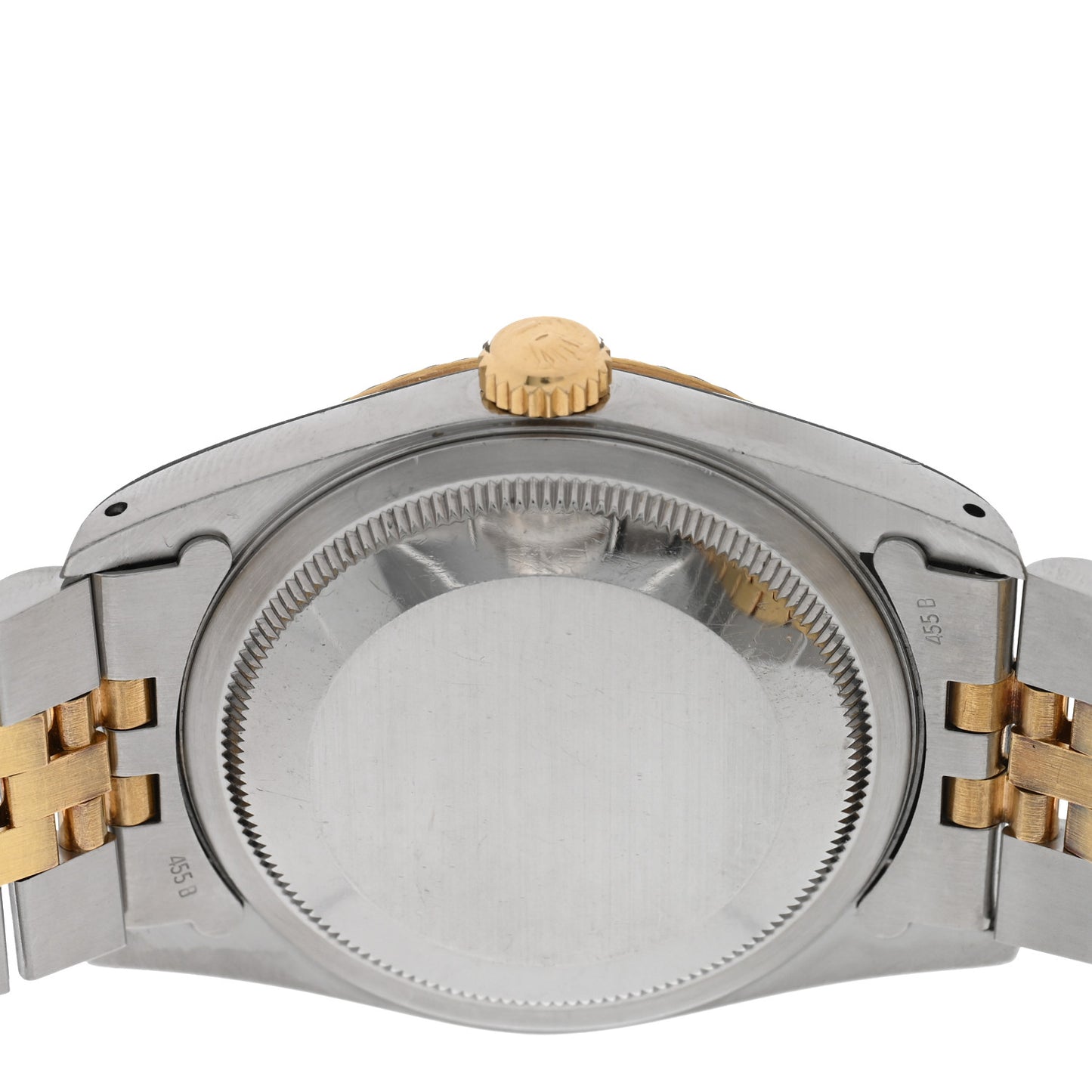 Stainless Steel 18K Yellow Gold Diamond 36mm Oyster Perpetual Datejust Watch Champagne 16233