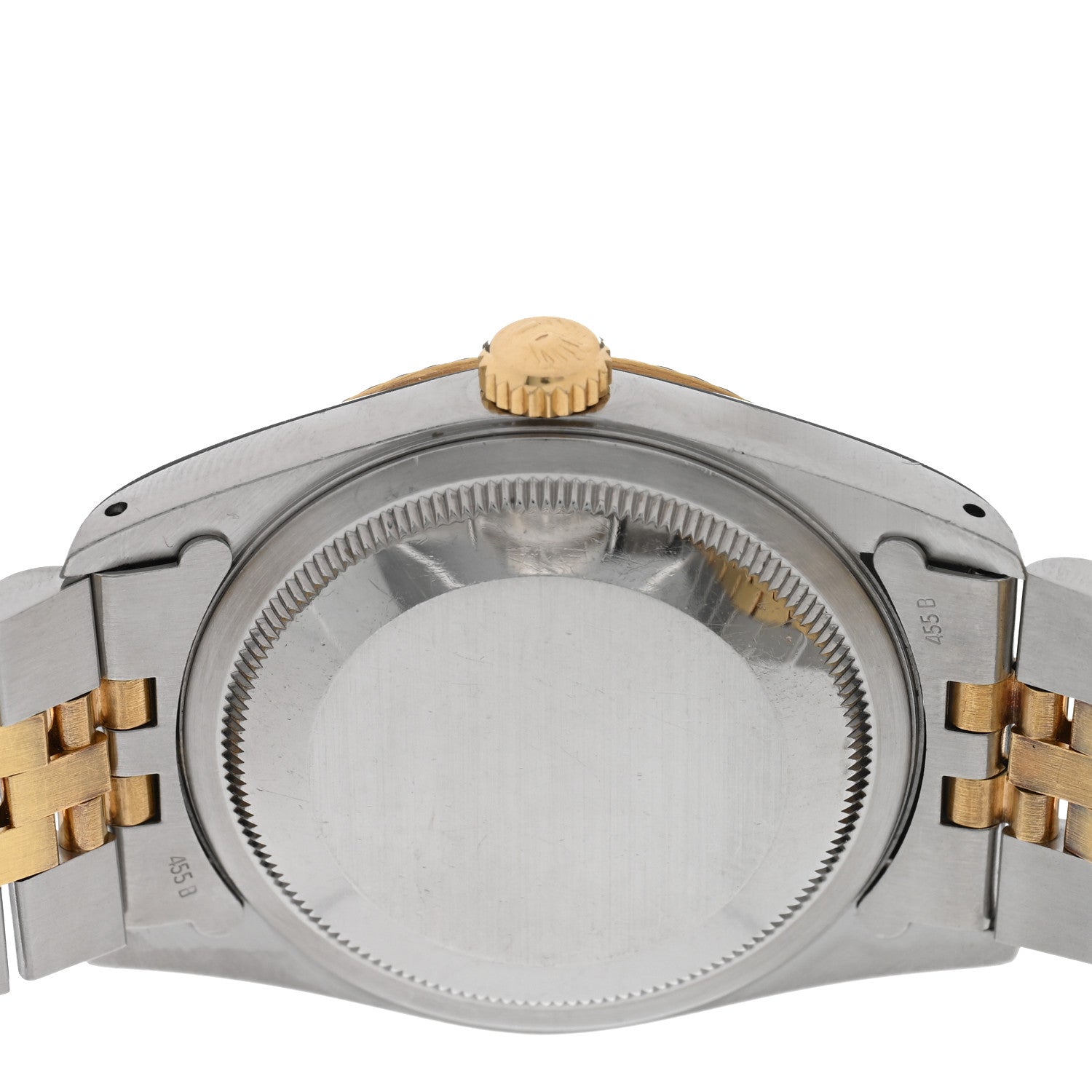 Rolex Stainless Steel 18K Yellow Gold Diamond 36mm Oyster Perpetual Datejust Watch Champagne 16233 4 of 5