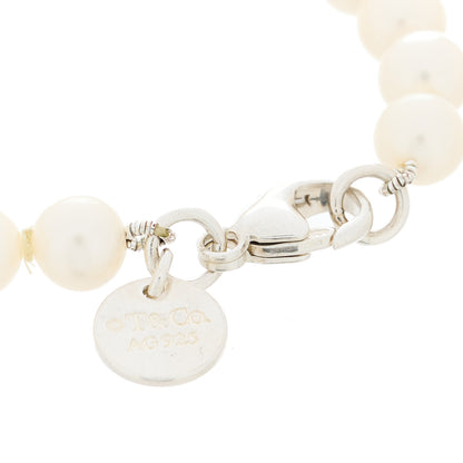 Tiffany Sterling Silver Pearl Ziegfeld Bracelet 3 of 4