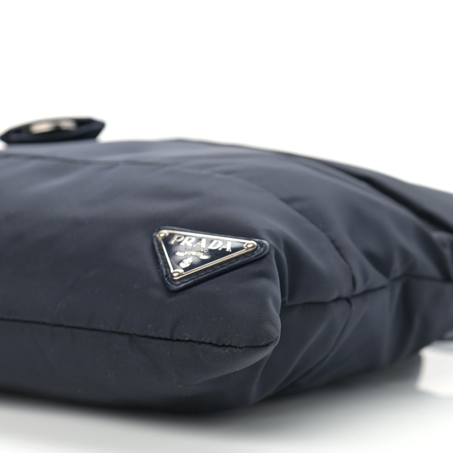 Tessuto Nylon Vela Messenger Bag Bleu