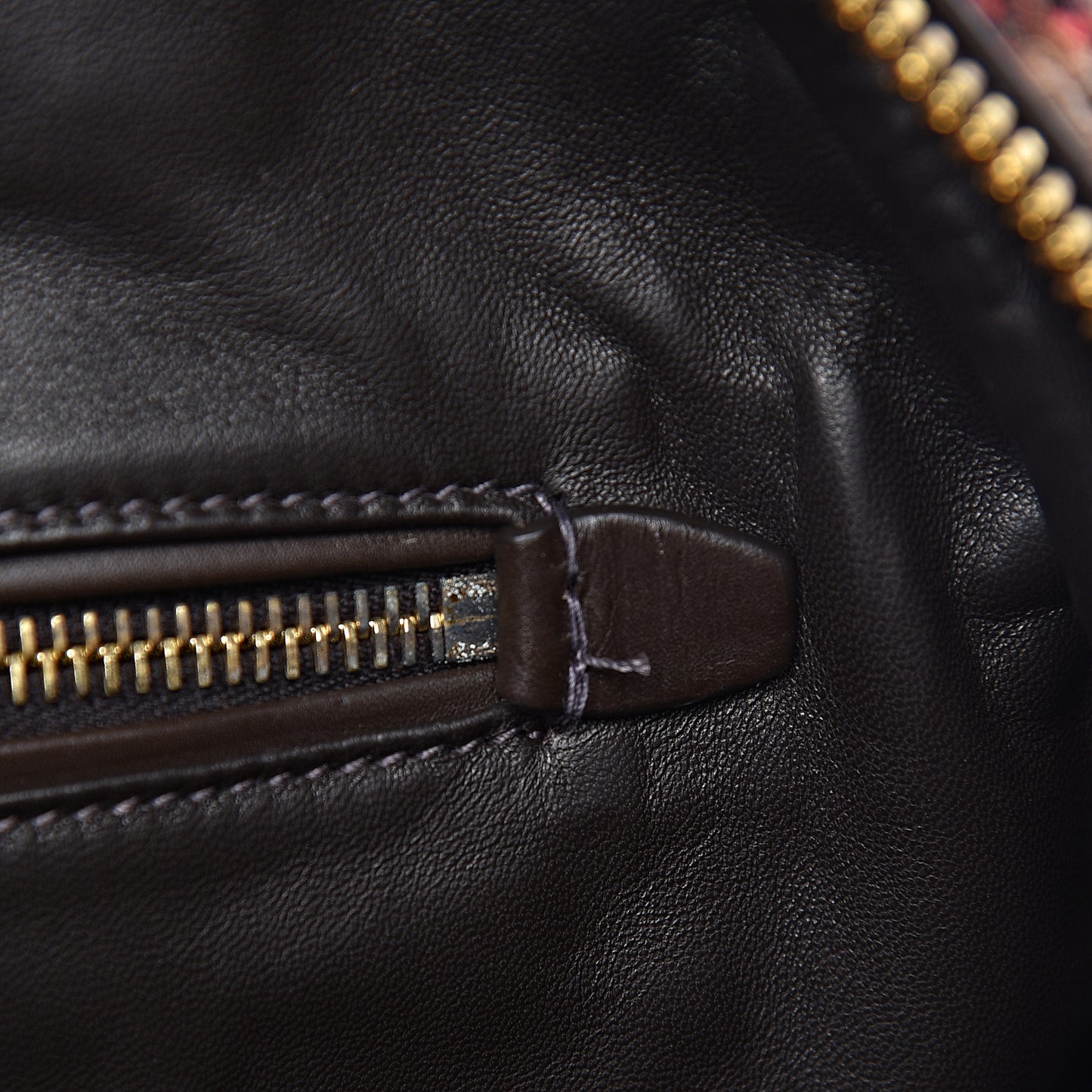 Tessuto Tweed Vitello Bowling Bag Lacca Knicker