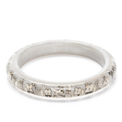 Louis Vuitton Resin Swarovski Medium Inclusion Bracelet PM Grey 3 of 3