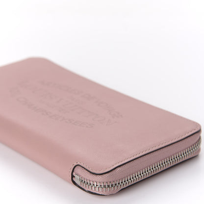 Louis Vuitton Calfskin Articles de Voyage Zippy Wallet Pink 7 of 10