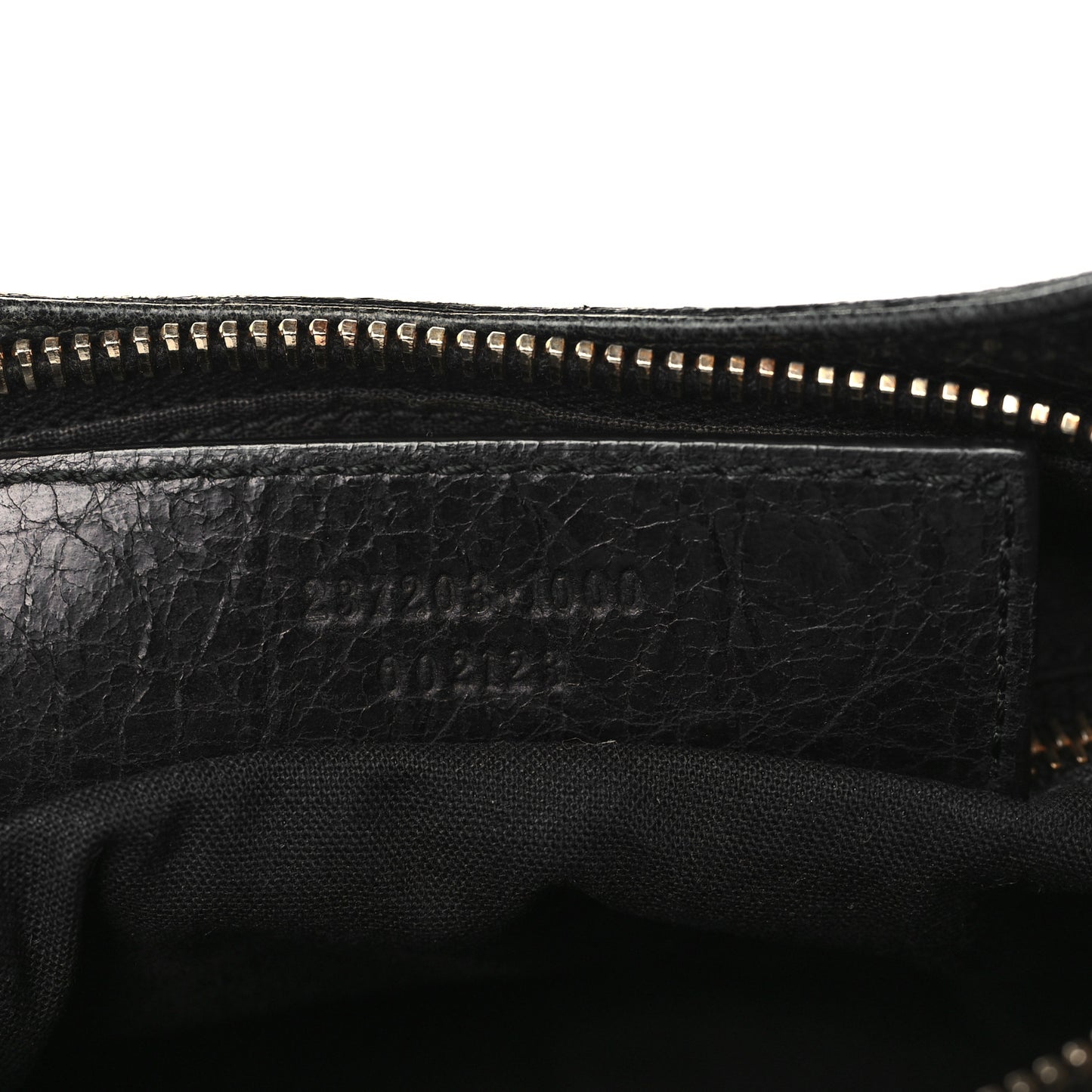 Agneau Giant 12 Rose Gold Hardware Hip Black