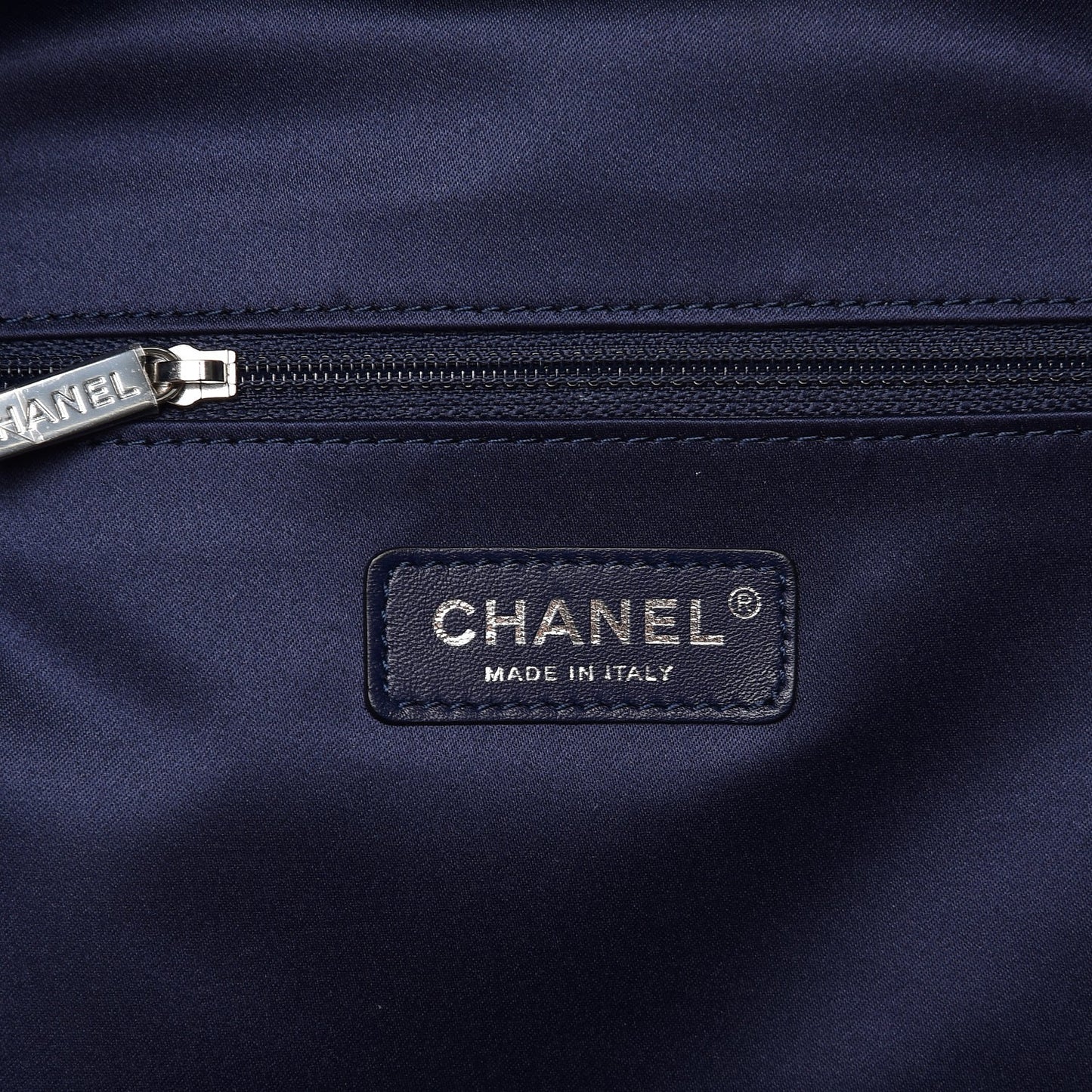 Tweed Nylon Quilted Astronaut Essentials Backpack Navy