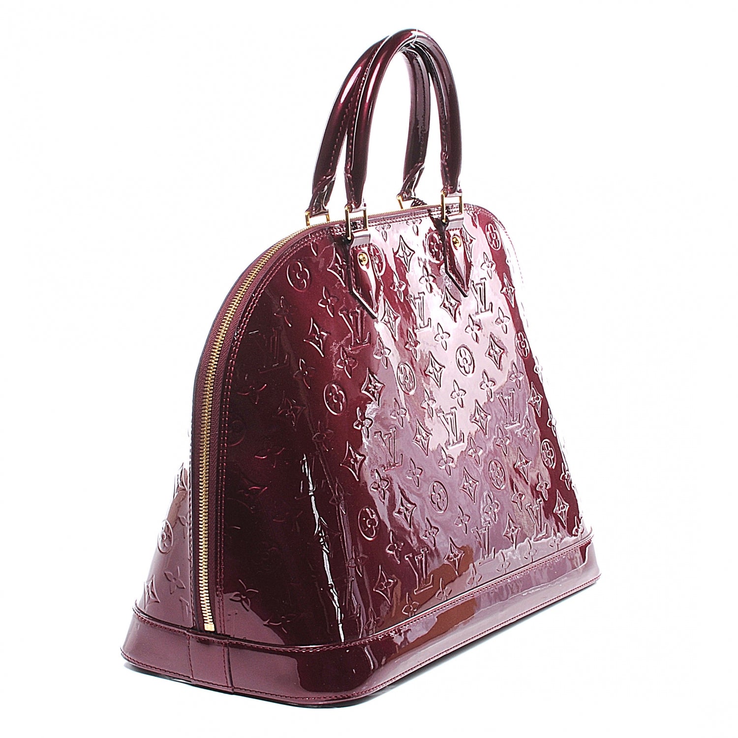 Louis Vuitton Vernis Alma GM Rouge Fauviste 8 of 11